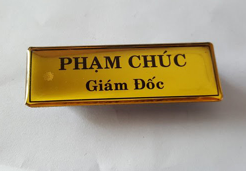 In thẻ tên nhân viên tại Nghệ An